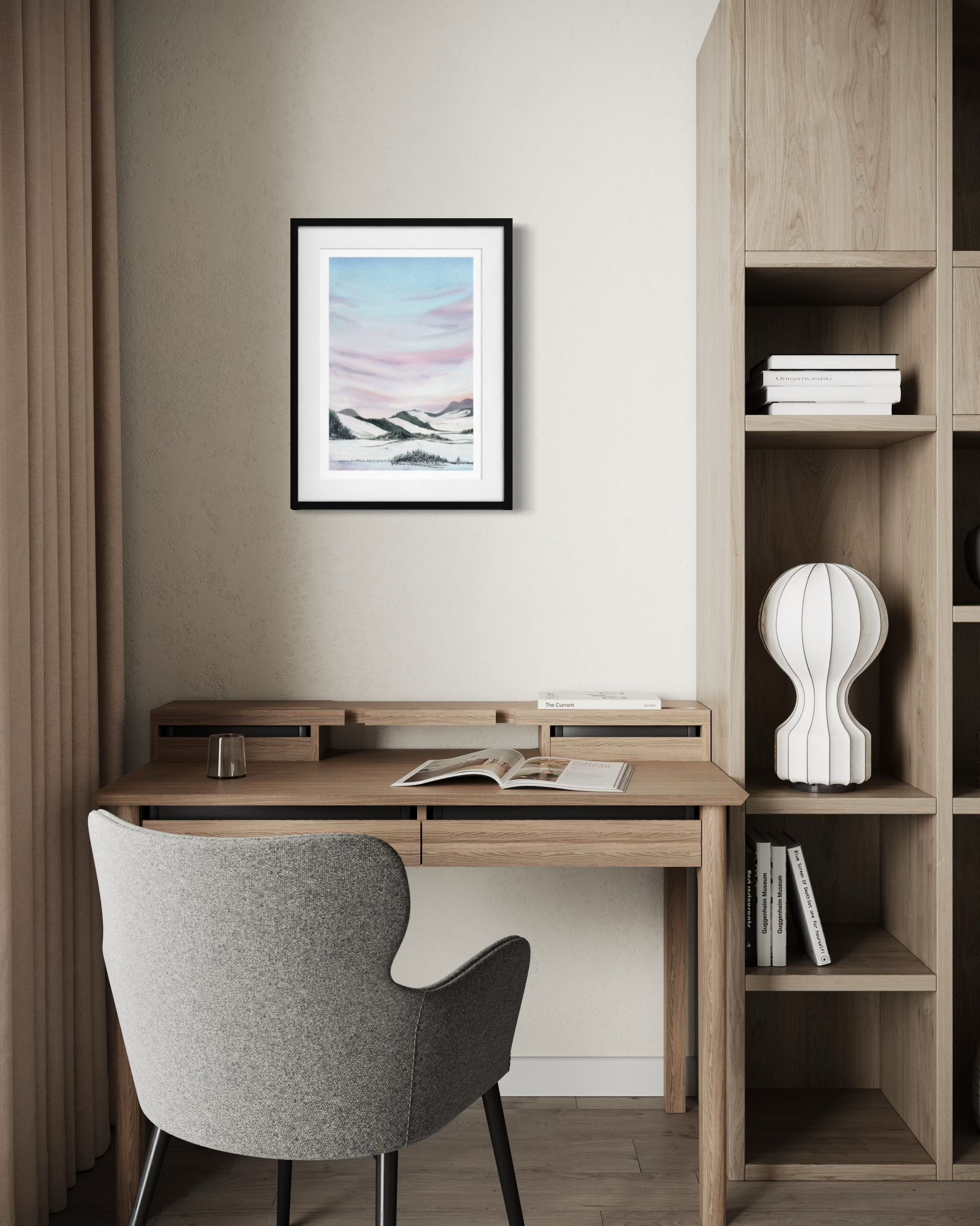 Dusk Over the Foothills