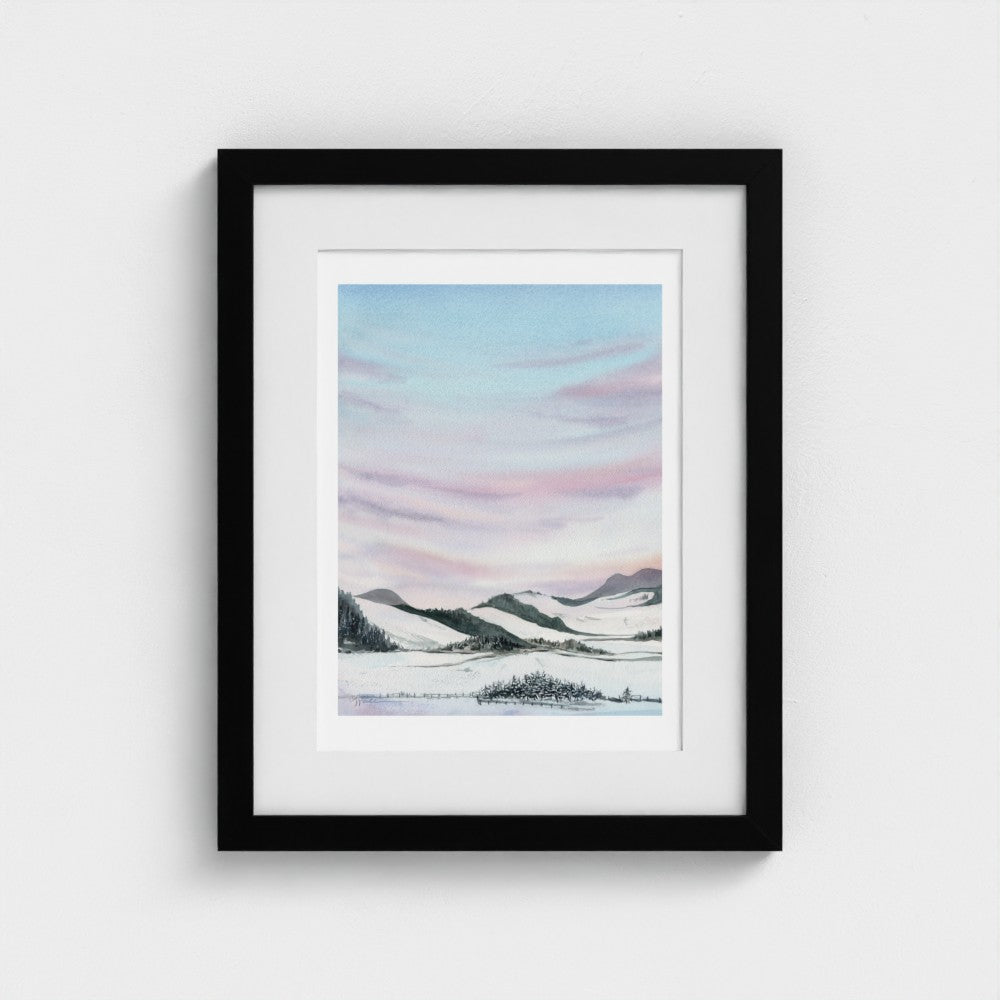 Dusk Over the Foothills