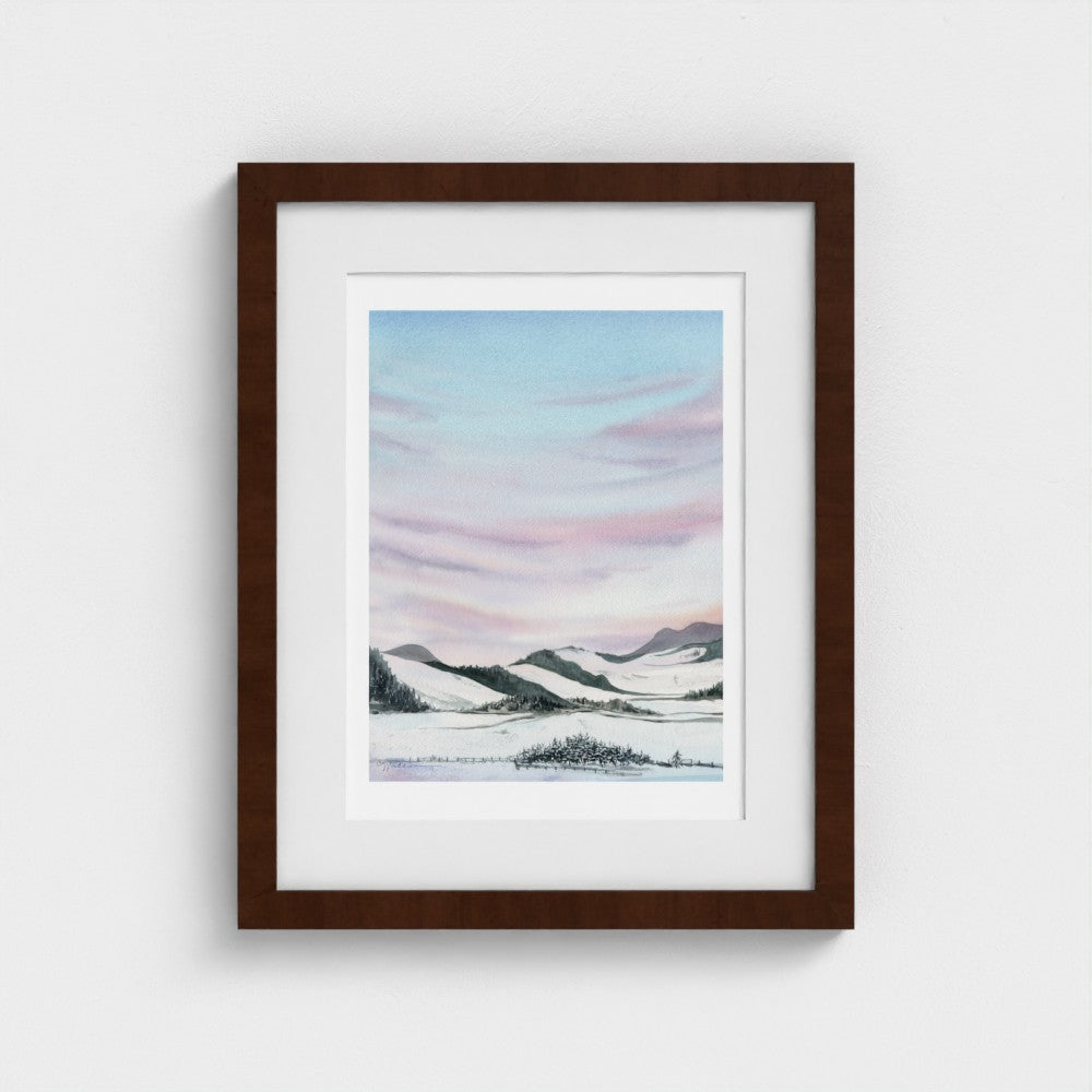 Dusk Over the Foothills