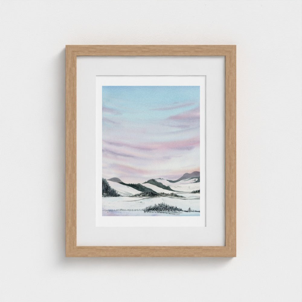 Dusk Over the Foothills