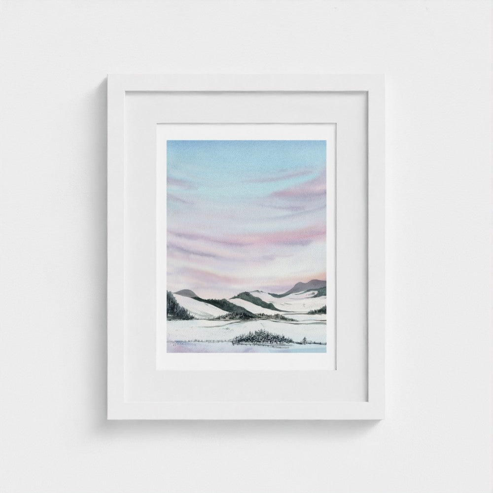 Dusk Over the Foothills