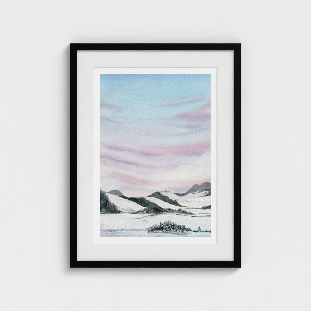 Dusk Over the Foothills