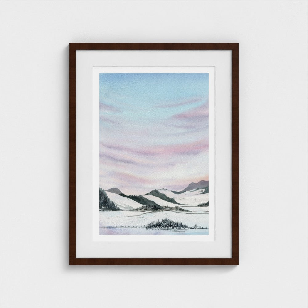 Dusk Over the Foothills