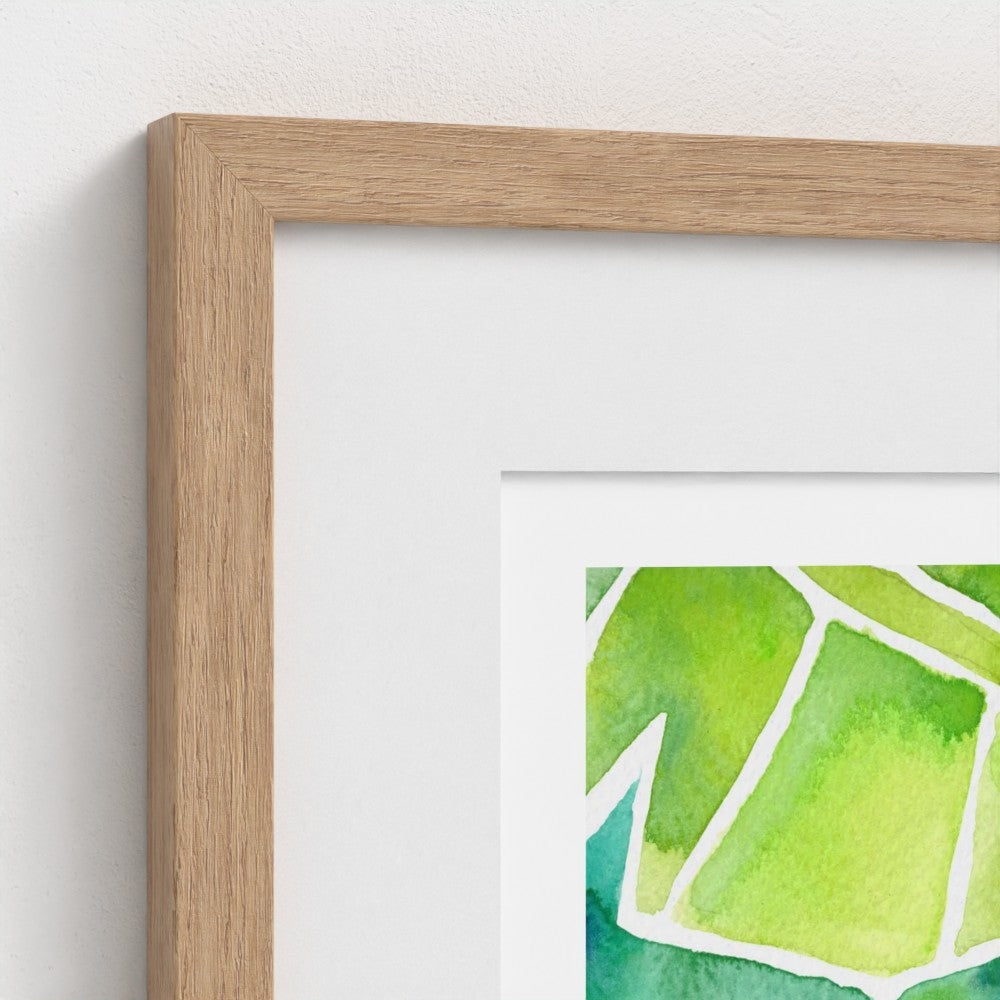 Banana Palms (Horizontal) - Botanical Tropical Watercolor Print