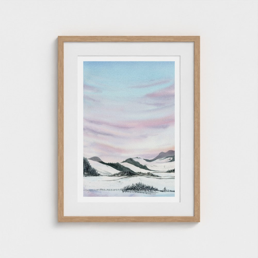 Dusk Over the Foothills