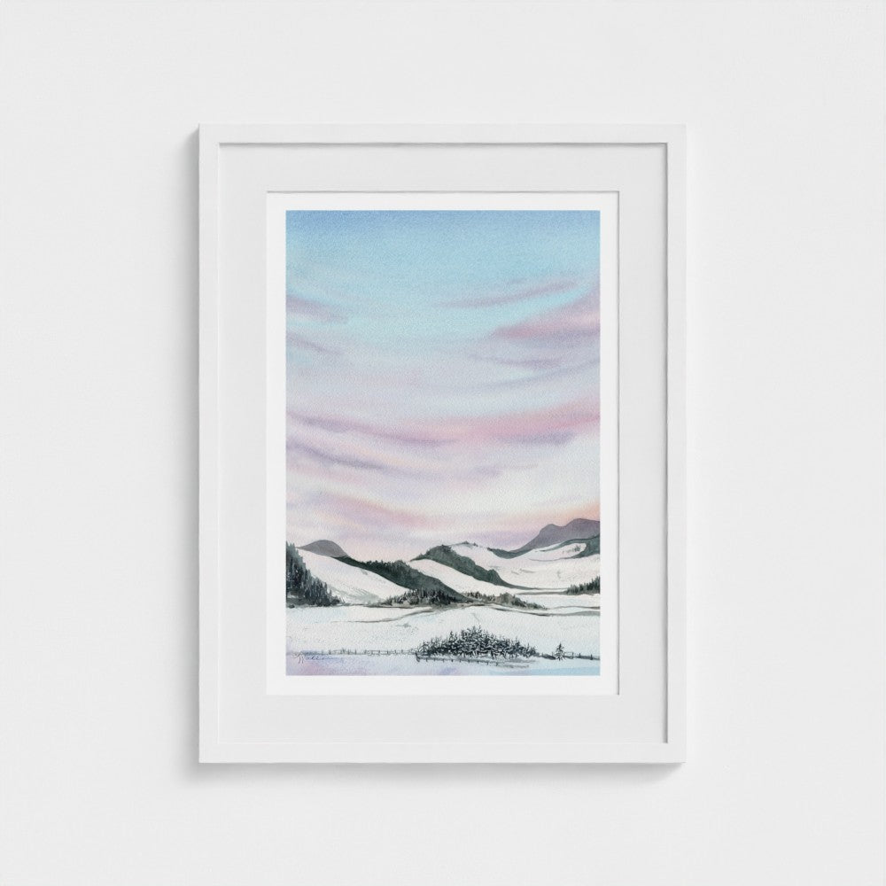 Dusk Over the Foothills