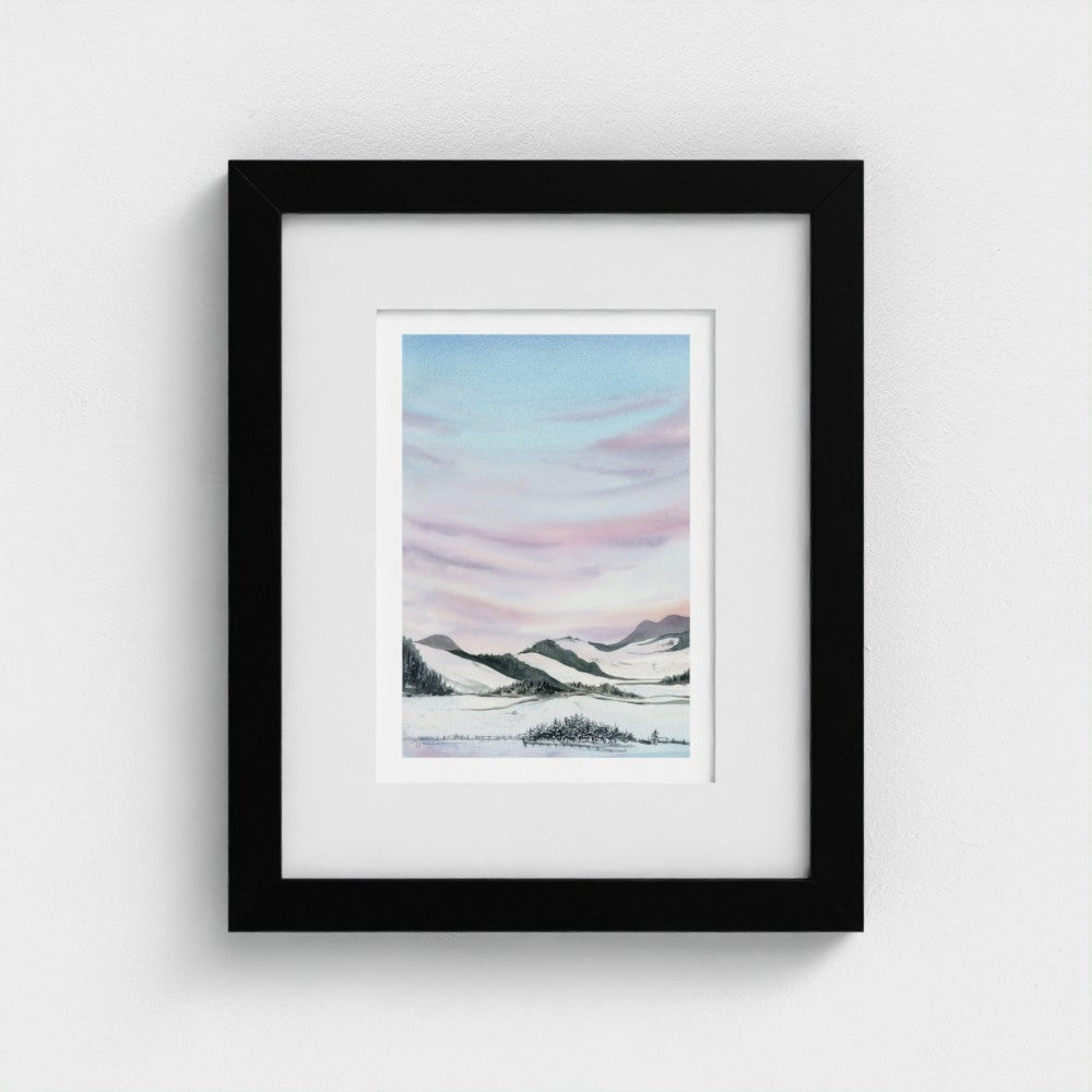 Dusk Over the Foothills