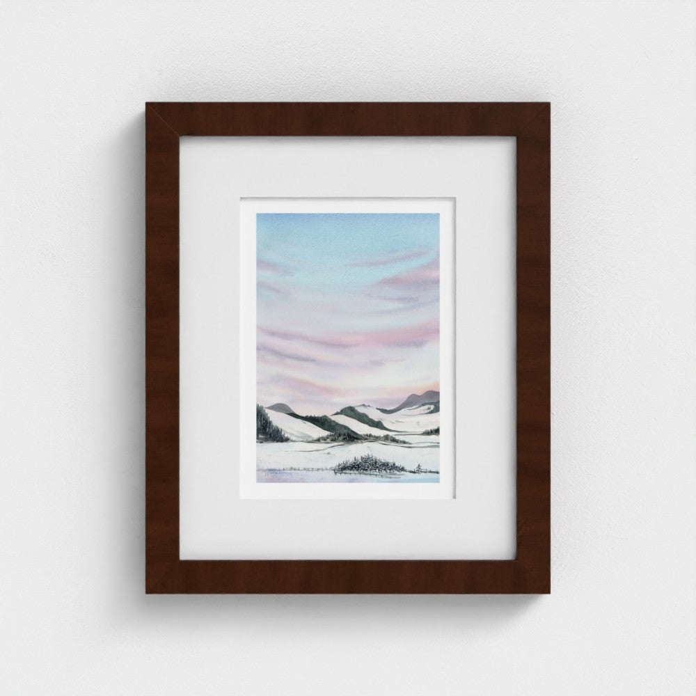 Dusk Over the Foothills