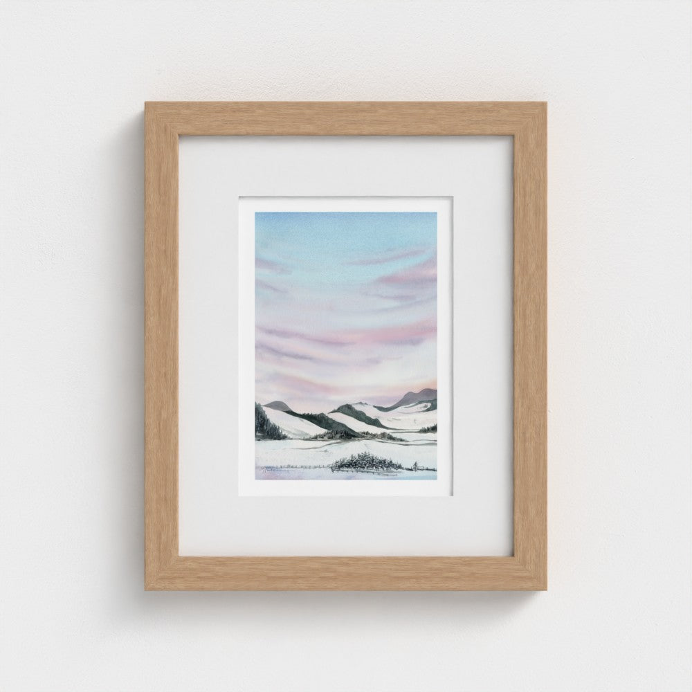 Dusk Over the Foothills