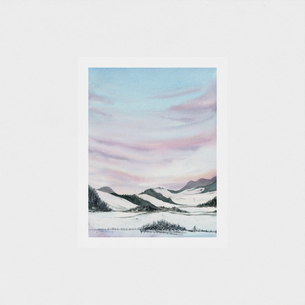 Dusk Over the Foothills