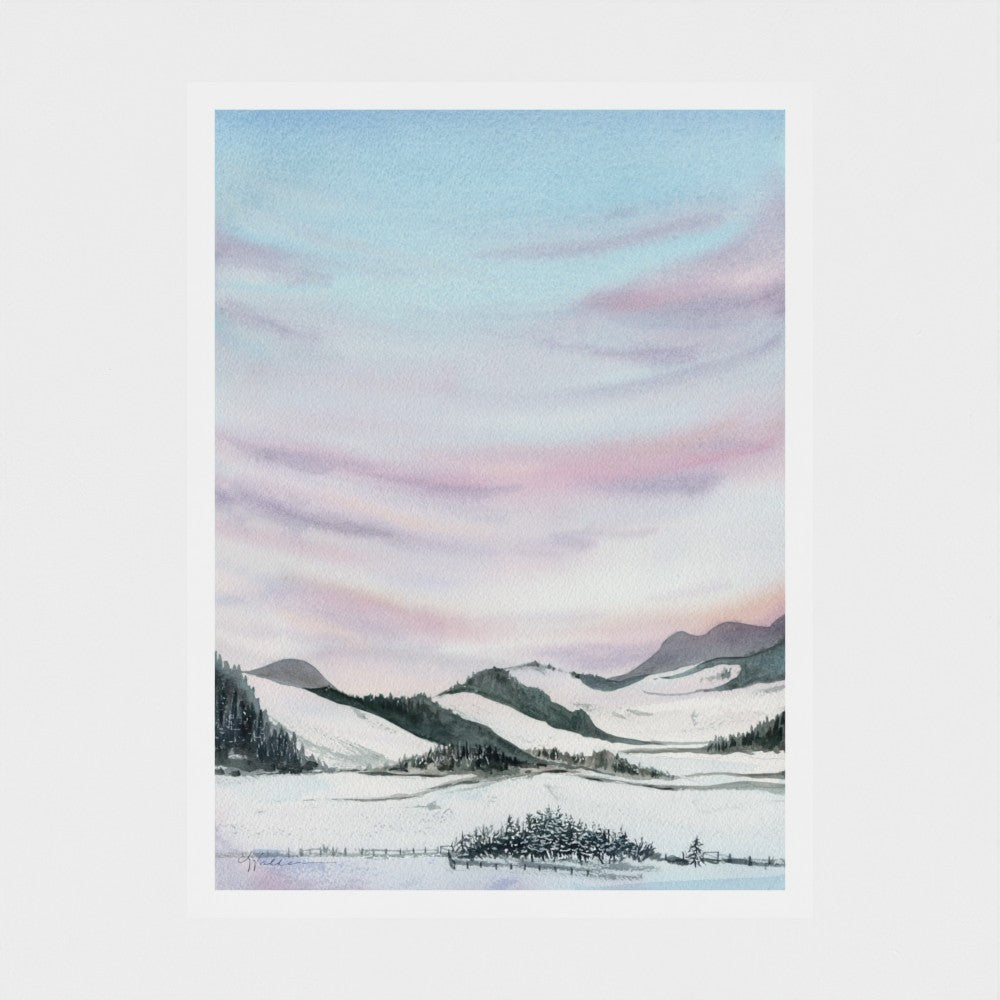 Dusk Over the Foothills