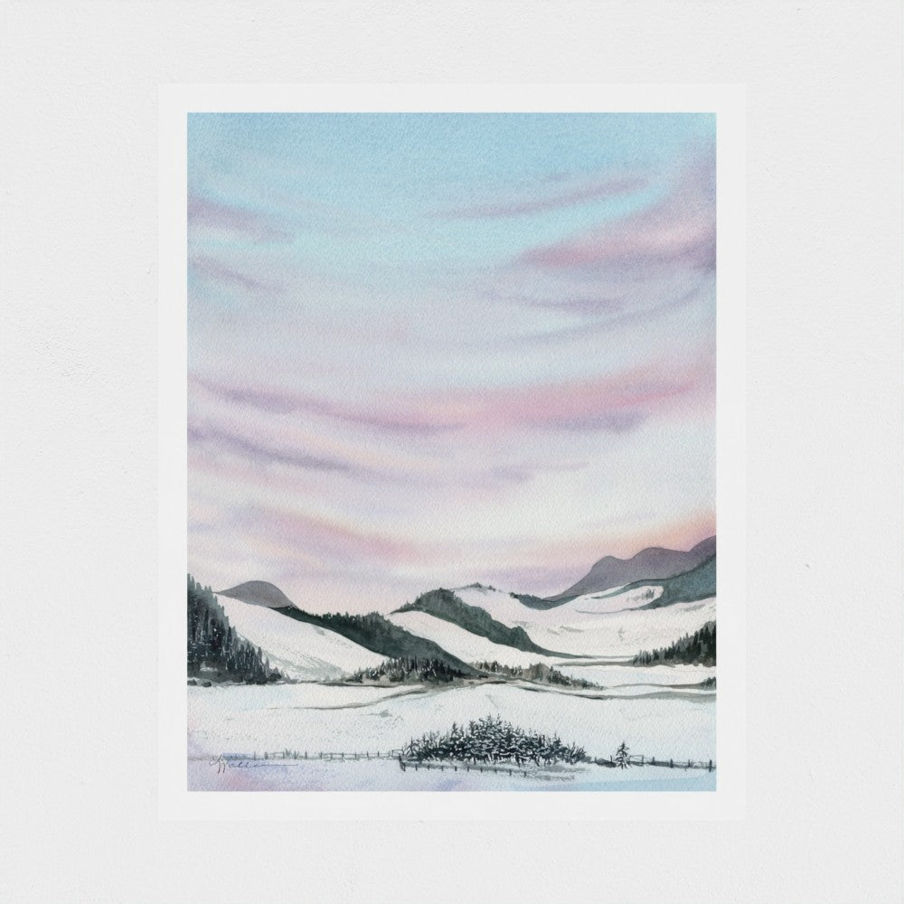 Dusk Over the Foothills